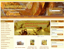 Tablet Screenshot of ambershop.de